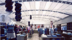Image of store equipped with SolaQuad Skylights